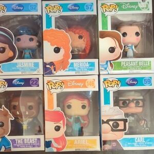 Disney Pop! Vinyl Collection - Blue, Red, Green, Orange